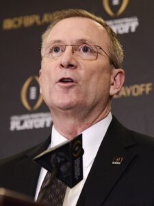 AP Image. Jeff Long, College Football Playoff Committee Chair