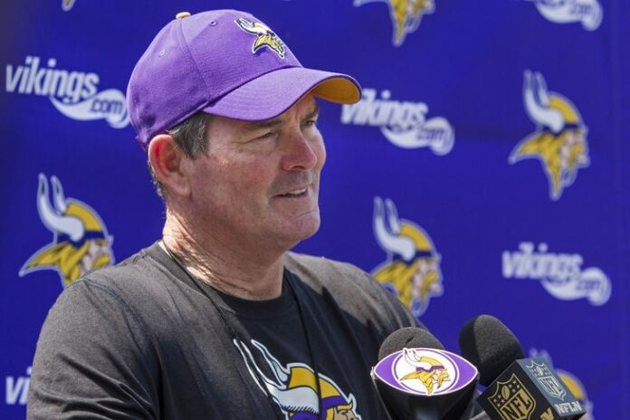 Credit: USATSI, Vikings Head Coach Mike Zimmer addressed the media yesterday