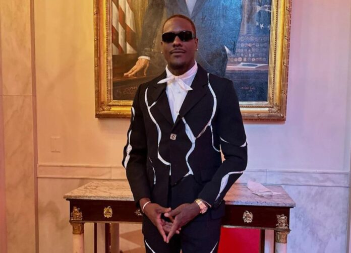 Frank Clark Clicked During His Visit To The White House, Washington DC In June 2023