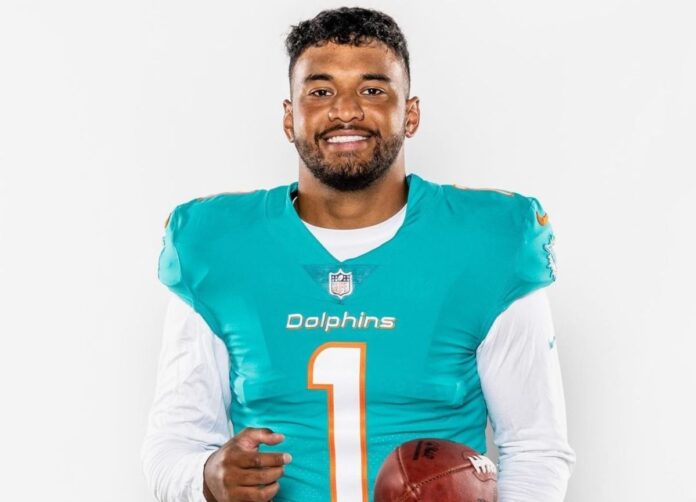 Tua Tagovailoa Clicked During His Photoshoot For The Miami Dolphins In July