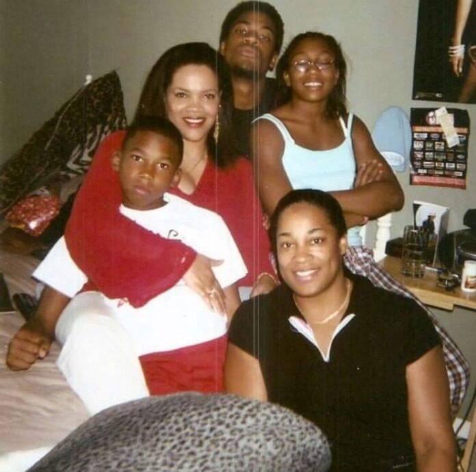 Childhood Picture Of Myles Garrett With His Family