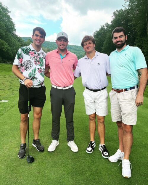 Drake Maye Bonds With Brothers Beau, Cole, and Luke Over A Game Of Golf In August 2023