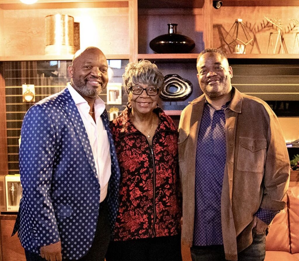 Jason Whitlock With His Brother And Mother