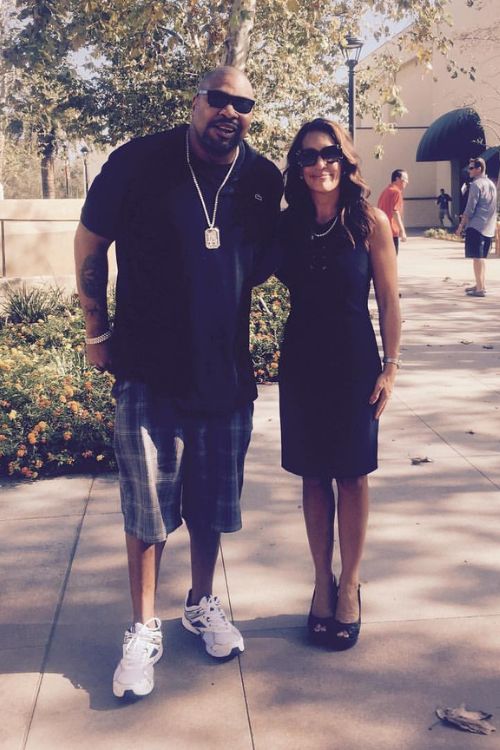 Larry Allen And His Wife Janelle Allen Visits One Of Their Daughters At Pepperdine University In March 2019